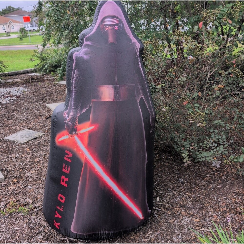 Gemmy 5ft Kylo Ren Inflatable Airblown Christmas Star Wars Force Awakens Tested